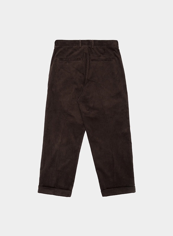 Брюки Garbstore Manager Pleated Pant Brown