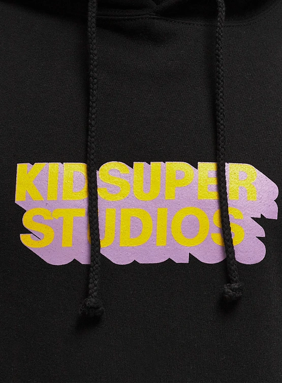 Худи KidSuper Studios Logo Hoodie Black