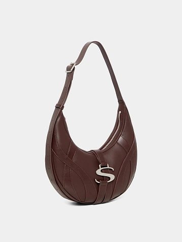 Сумка SRVC Cable Leather Bag Bordeaux