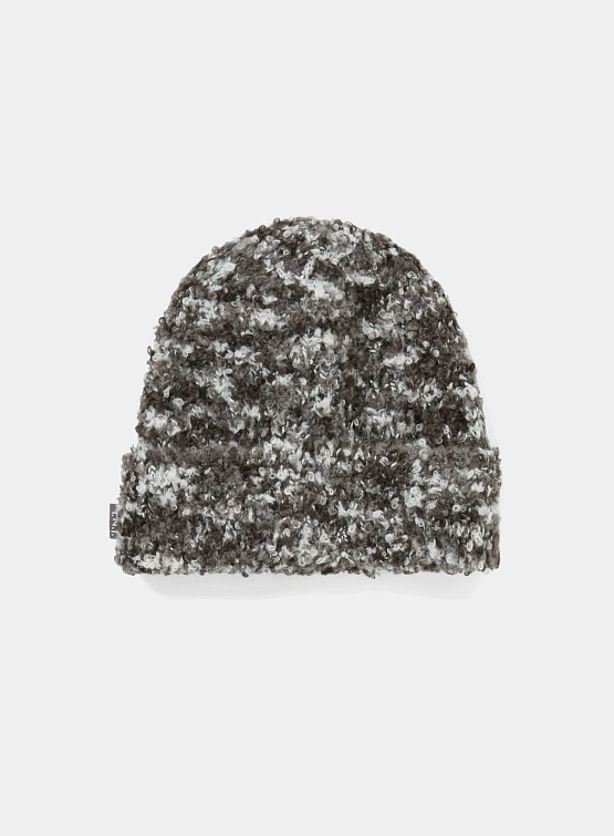 Шапка thisisneverthat Multicolor Boucle Beanie Black
