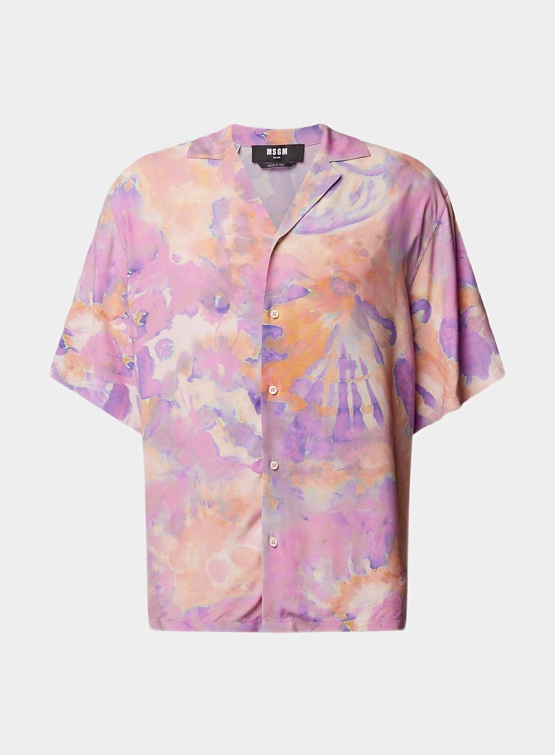 Рубашка MSGM Psychedelic Seabed Lilac
