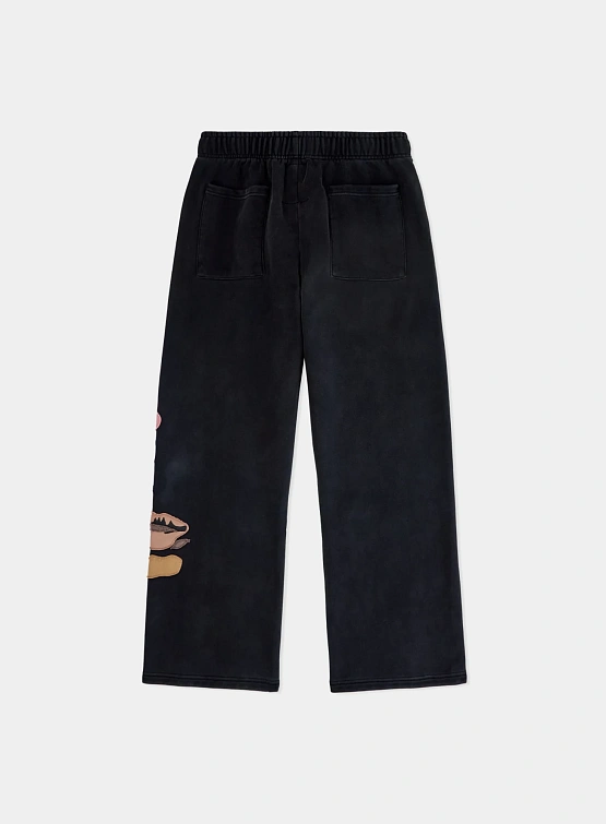 Брюки KidSuper Side Eye Face Black