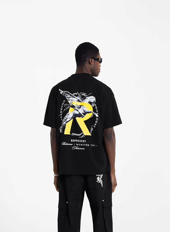 Футболка Represent Clo Giants T-Shirt Jet Black