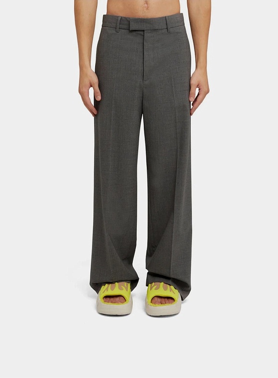 Брюки MSGM Straight Trousers Solid-Color