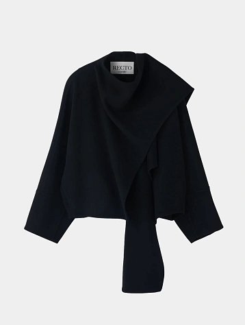 Женское полупальто Recto Handmade Muffler Black