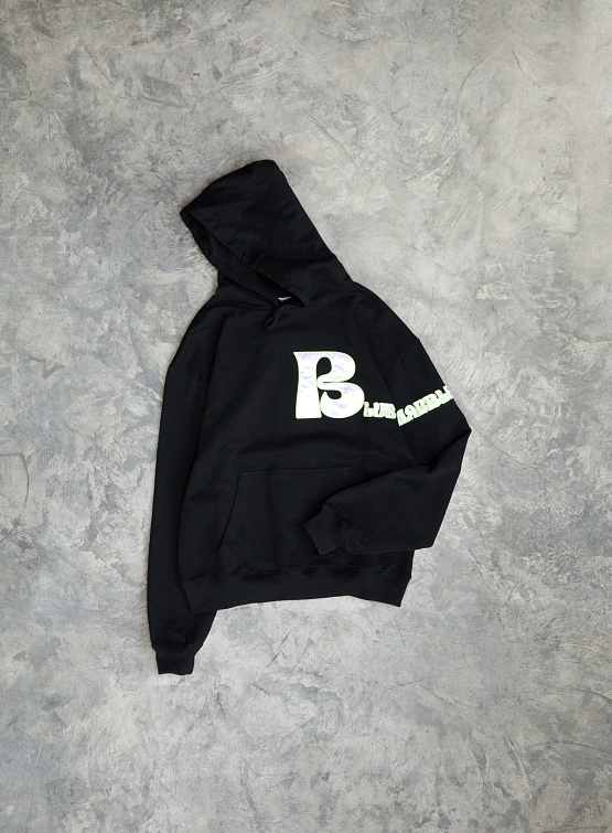 Худи Bluemarble Embroidery Hoodie Black