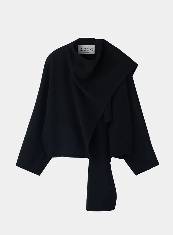 Женское полупальто Recto Handmade Muffler Black