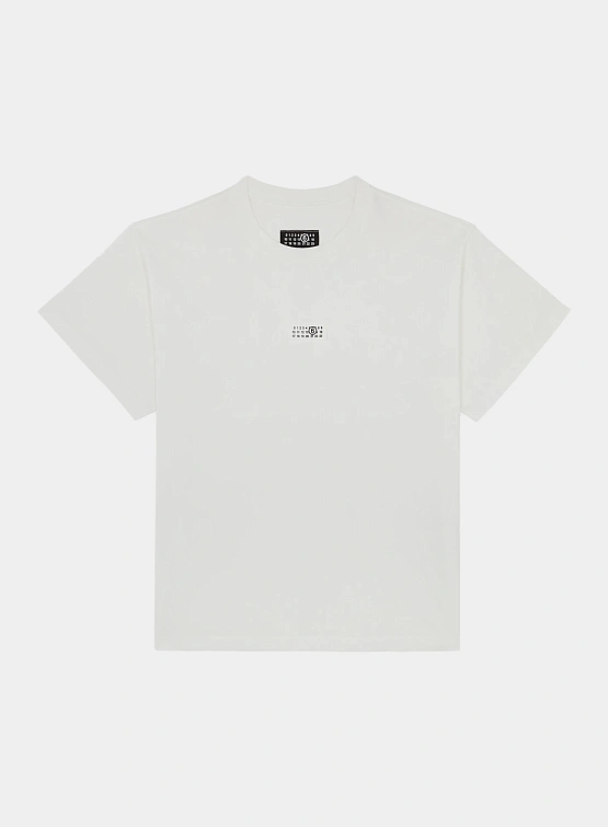 Футболка MM6 Maison Margiela Numeric Signature White