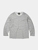 Лонгслив FrizmWORKS Stripe Oversized Relax Gray