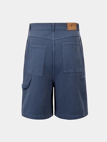 Шорты LE17SEPTEMBRE Over-Dyeing Bermuda Blue