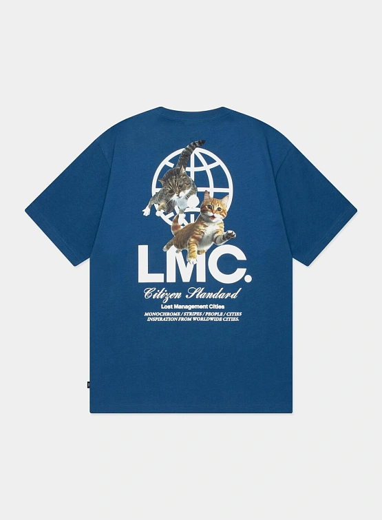 Футболка LMC Flying Cats Tee Dark Blue