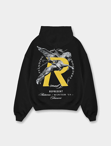 Худи Represent Clo Giants Hoodie Jet Black