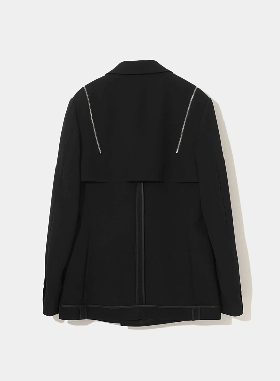 Женский пиджак UNDERCOVER Blend Inside-Out Satin Black