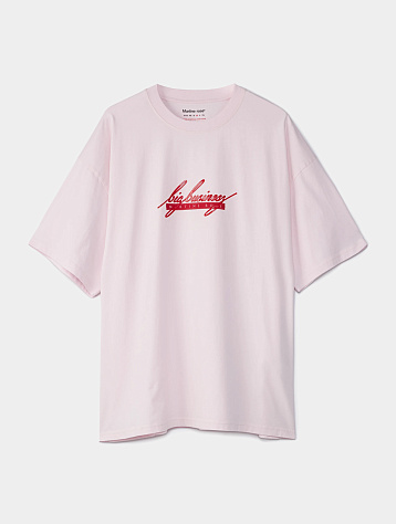 Футболка Martine Rose Oversized S/S T-Shirt Pink