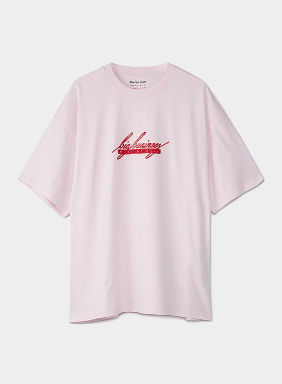 Футболка Martine Rose Oversized S/S T-Shirt Pink