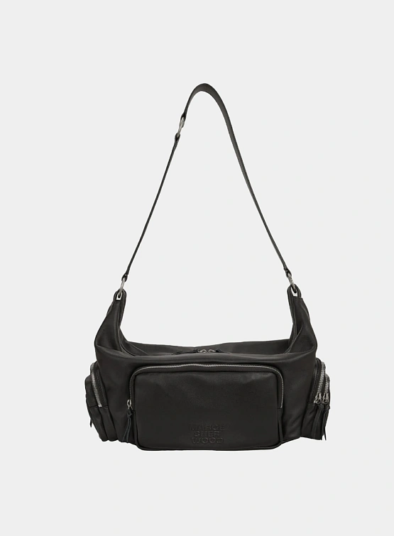 Женская сумка MARGESHERWOOD City Hobo Ew Black Plain