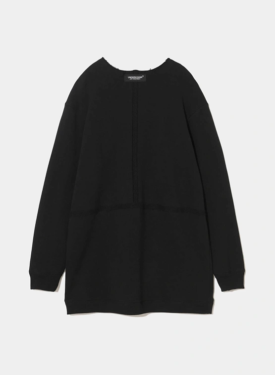 Пуловер UNDERCOVER Cotton Bonded Seam Black
