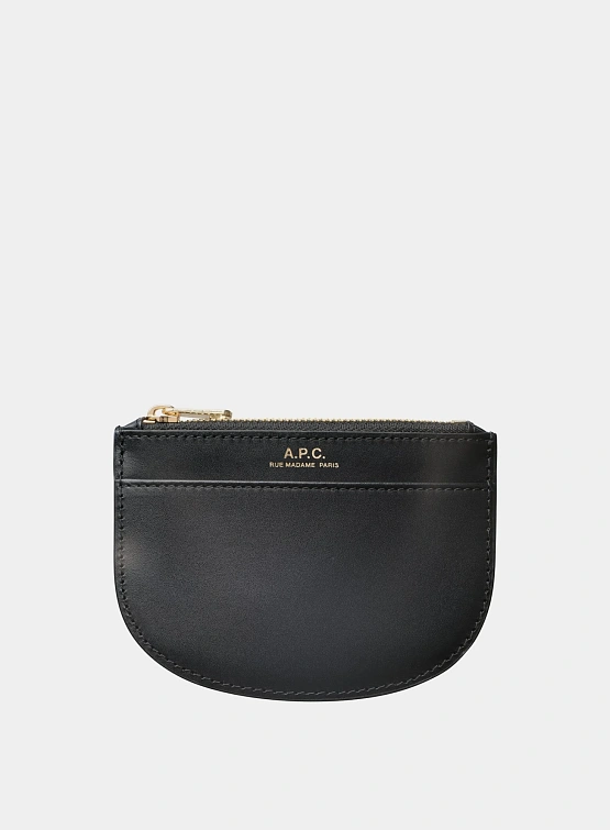 Кошелек A.P.C. Demi-Lune New Coin Purse Noir