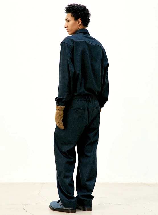 Брюки COOR Wool Blend Easy Slacks Charcoal Grey