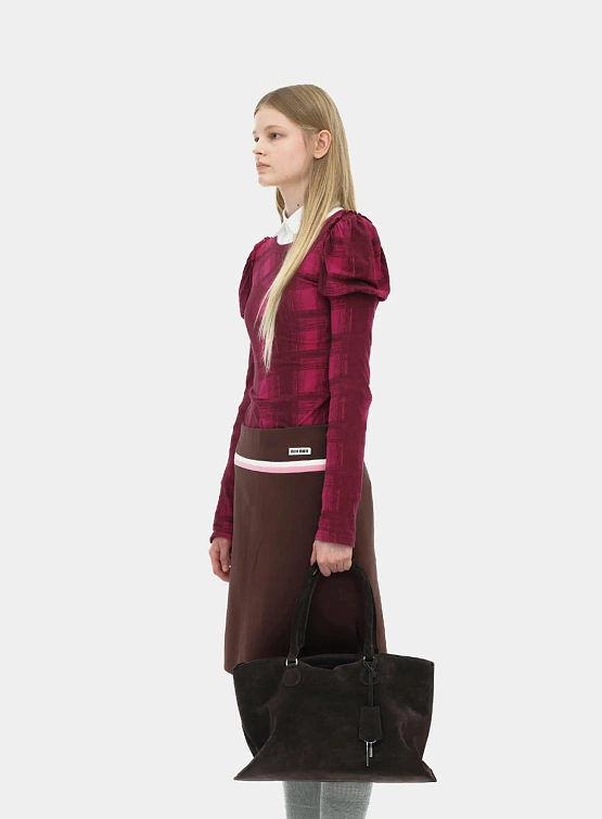 Сумка OSOI Shell Brot Suede Mocha