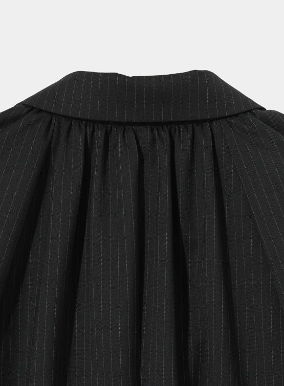 Женский пиджак UNDERCOVER Wool Blend Gathered Black