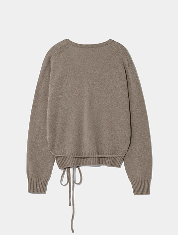 Женский пуловер LE17SEPTEMBRE Alpaca Wholegarment Beige