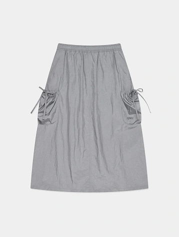 Женская юбка LMC WM Ribbon Nylon Long Skirt Light Grey