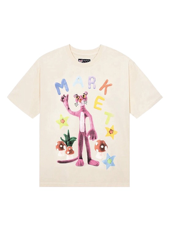 Футболка MARKET Pink Panther Nostalgia T-Shirt Ecru