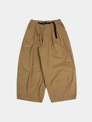 Брюки ANGLAN Twill Cotton Belt Balloon Pants Beige