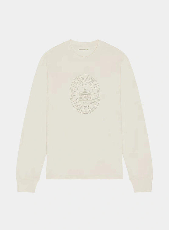 Лонгслив MUSEUM OF PEACE & QUIET RETREAT CENTER Bone