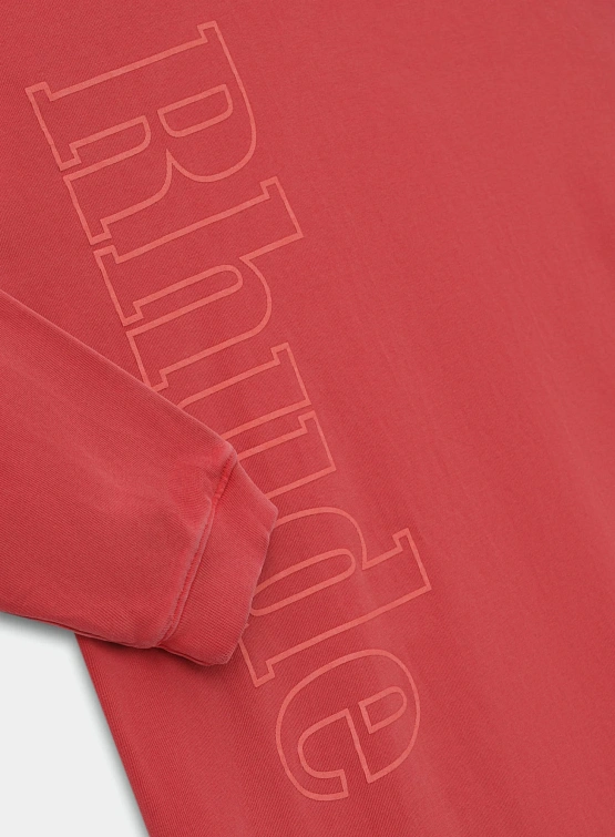 Лонгслив RHUDE Logo Ls Vtg Red
