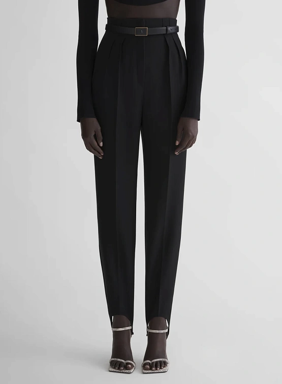 Женские брюки MUGLER Tuxedo Cigarette Stirrup Black