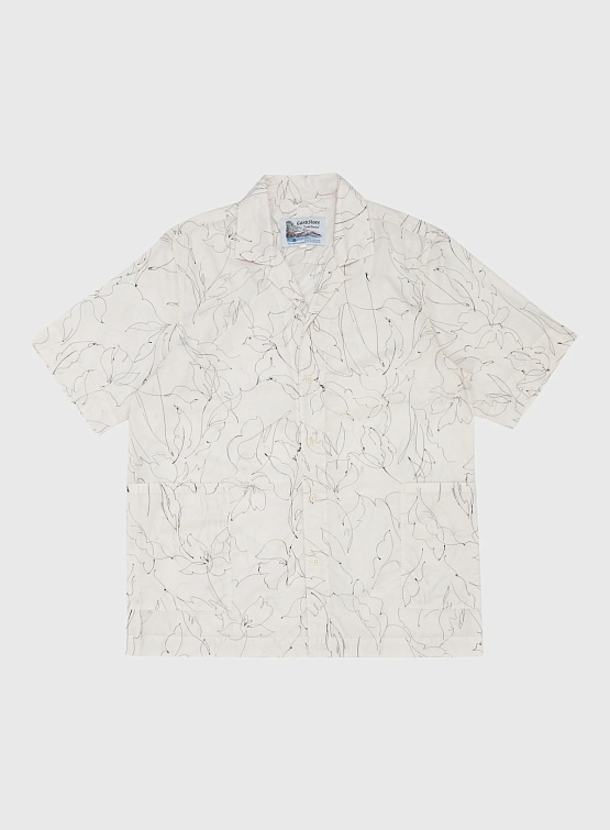 Рубашка Garbstore Kabana Shirt White Floral