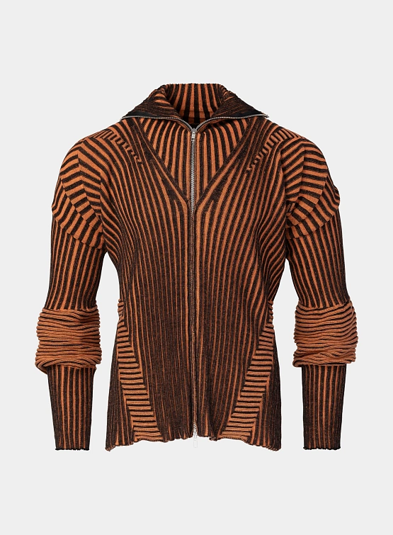 Кардиган LUEDER Healer Knit Zip Black Orange