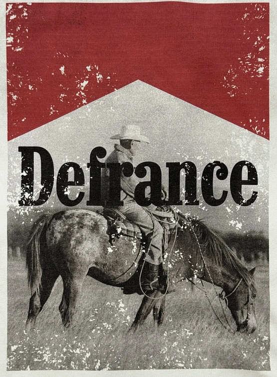 Футболка ARNODEFRANCE Dirty Vintage 'Horseman' White