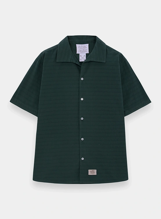 Рубашка RANRA Sun Stripy Cotton S/S Kombu Green