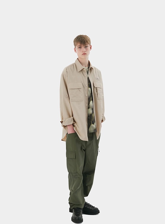 Рубашка thisisneverthat Fishing Shirt Khaki