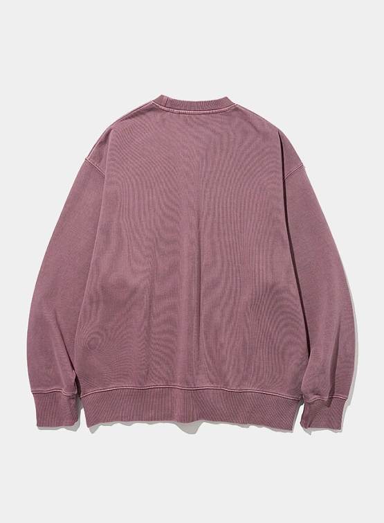 Свитшот Uniform Bridge Basic Dyeing Sweatshirt Pigment Red