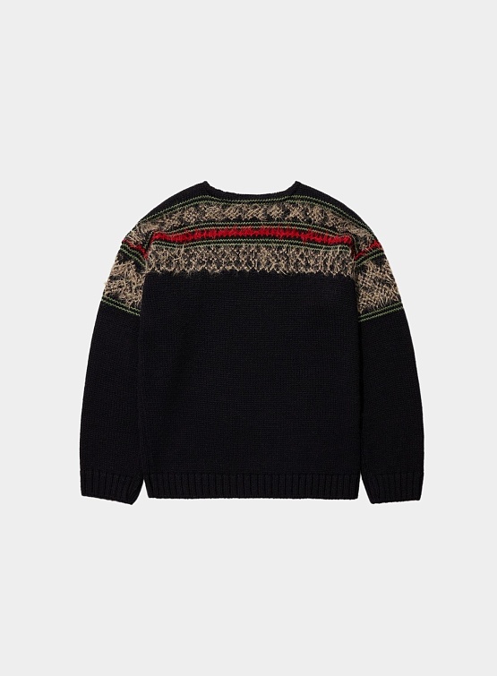 Свитер OPEN YY Fair Isle Sweater Black