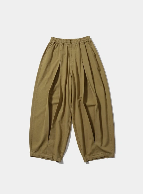 Брюки ANGLAN Long Tuck Wing Balloon Pants Beige