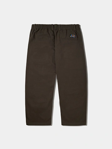 Брюки Butter Goods Wide Leg Pants Chocolate