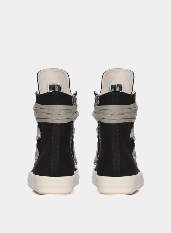 Кеды RICK OWENS DRKSHDW Megalaced Low Dirty Black/Milk