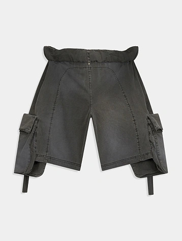 Шорты OPEN YY Rolled Waist Cargo Shorts Charcoal