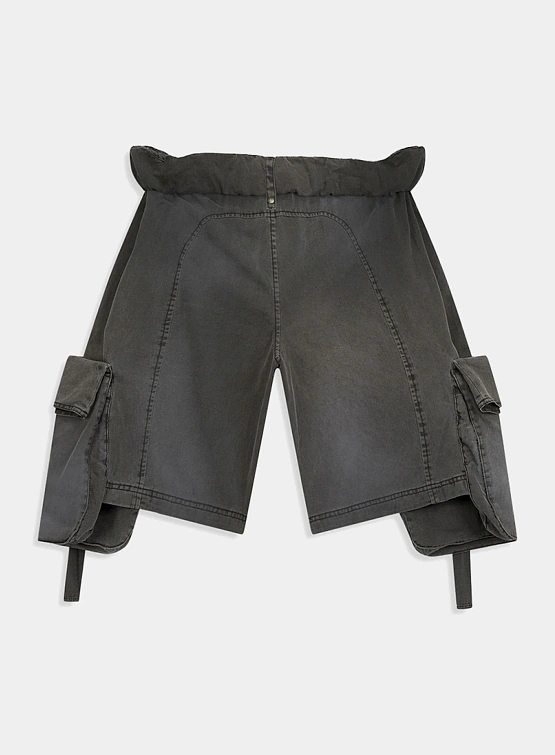 Шорты OPEN YY Rolled Waist Cargo Shorts Charcoal