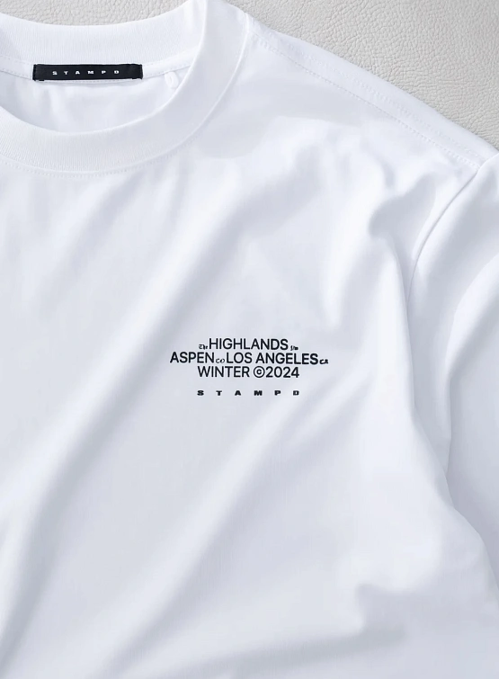 Футболка Stampd Mountain Peak Relaxed Tee White