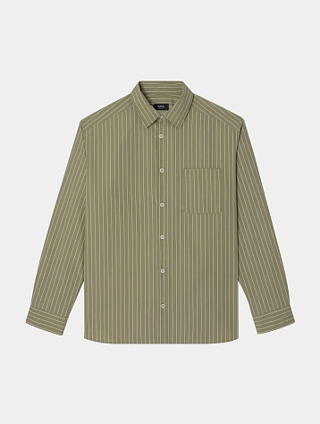 Рубашка A.P.C. Malo Shirt Khaki