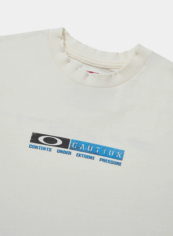 Футболка PIET x OAKLEY Caution Ripped Bone White