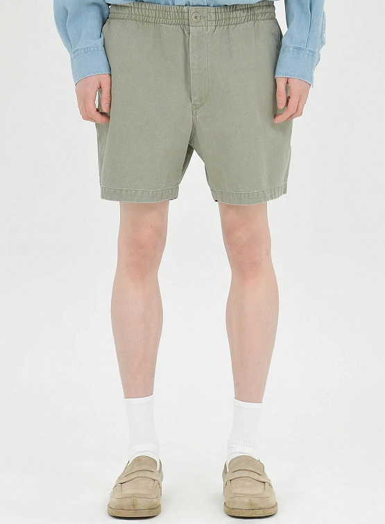 Шорты BROWNYARD Washed Shorts Olive Grey