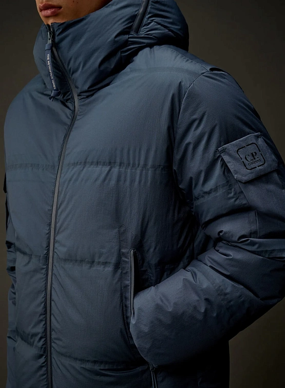 Пуховик C.P. Company Metropolis Series Pertex Orion Blue