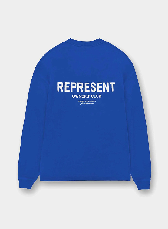 Лонгслив Represent Clo Owners Club Ls T-Shirt Cobalt